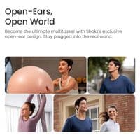 Shokz OpenFit Air Open-Ear Headphones Pink Earbuds