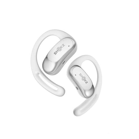 Shokz OpenFit Air Open-Ear Headphones White Earbuds