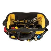 Stanley Fatmax 18 Durable Technician Tool bag with Shoulder Strap Hard Base