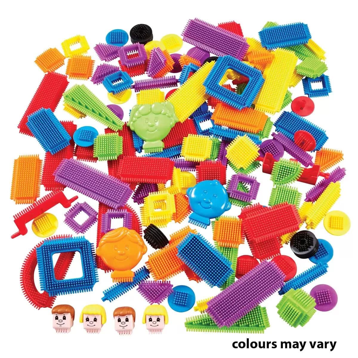 Stickle Bricks 280 Piece Mega Box Construction Set Bumper Builder Flair