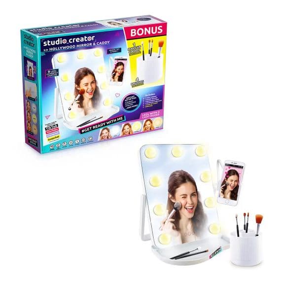 Studio Creator Hollywood LED Makeup Mirror BONUS Pack