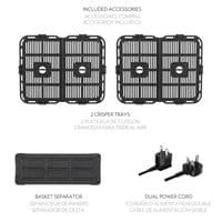 Sur La Table Single or Double Basket Digital Air Fryer 10.4L Dual