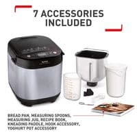 Tefal Pain & Délices Bread Maker PF240E40 with 20 Programs & Yoghurt Kit