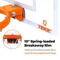 Tekk Pro Edition Monster Jam Mini Basketball Hoop Over the Door or On the Wall