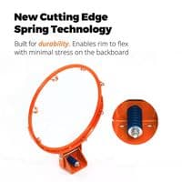 Tekk Pro Edition Monster Jam Mini Basketball Hoop Over the Door or On the Wall