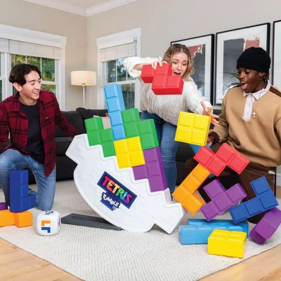 Tetris XL 6ft Tumble Game 24 Piece Stacking Challenge Giant Tetris