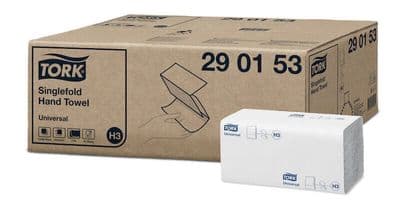 Tork H3 Premium Zigzag Fold Soft Hand Towels/Tissues for Singlefold Towel System