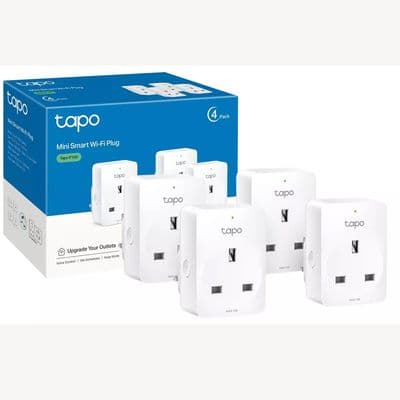 TP-Link Smart Wi-Fi Tapo P110 Socket Energy Monitor Smart Plug Outlet 4 Pack