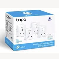 TP-Link Smart Wi-Fi Tapo P110 Socket Energy Monitor Smart Plug Outlet 4 Pack
