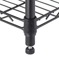 TRINITY 5 Tier Black Storage Bin Rack