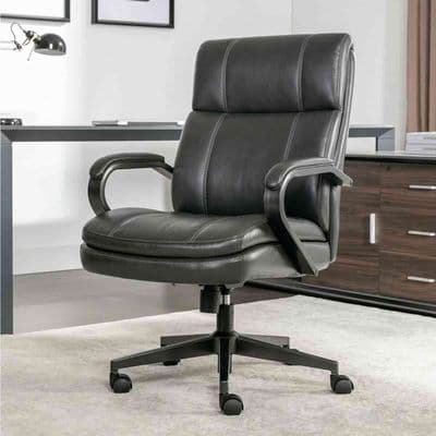 True Innovations Mid-Back Managers Office Chair – Grey