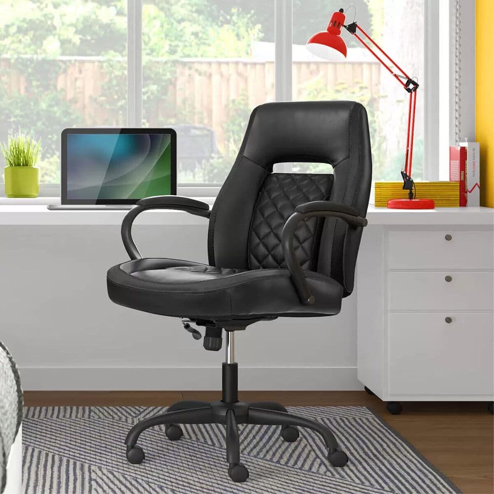 True Innovations Office Chair Black Home/Office Task Chair