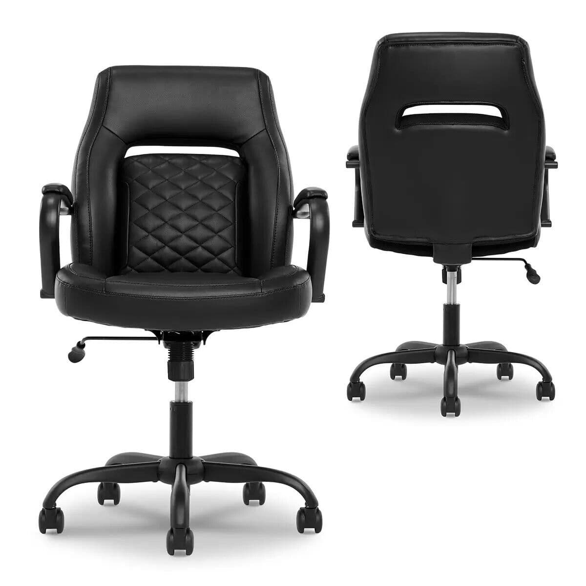 True Innovations Office Chair Black Home/Office Task Chair