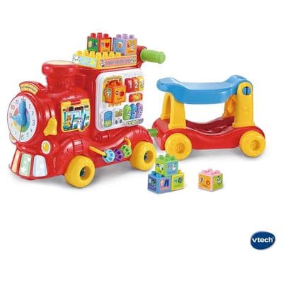 VTech 4-in-1 Alphabet Express Ride-On Walker Train 80-596003 | 12-36months
