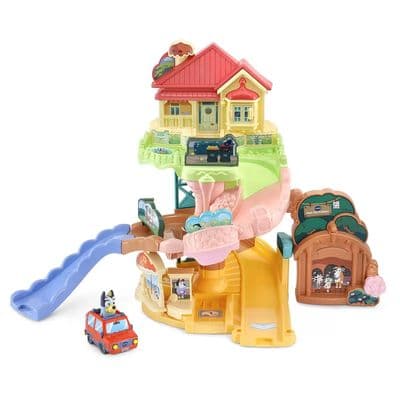 VTech Bluey Toot-Toot Drivers Road Trip Play Set with Family Car
