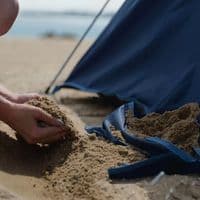 Wild Land Quick Set-Up Sun Shelter with Clip-Up Porch Camping/Fishing/Beach Tent