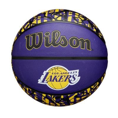 Wilson NBA Los Angeles Lakers Graffiti Basketball – Size 7 (29.5”)
