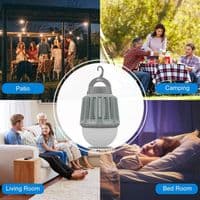 Wisely Lantern Zapper | Portable Mosquito Killer & LED Light 3 Pack Rechargeable