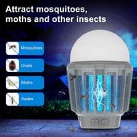 Wisely Lantern Zapper | Portable Mosquito Killer & LED Light 3 Pack Rechargeable