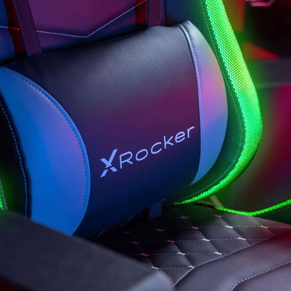 X Rocker Opal RGB Neo Motion Sync Office Gaming Chair with LED Lights