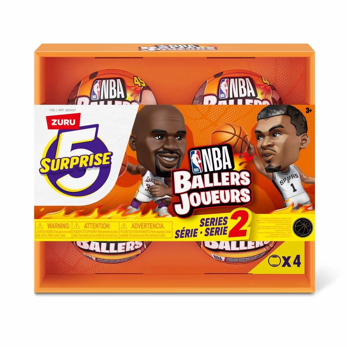 ZURU 5 Surprise NBA Ballers Series 2 Capsule Collectible Figures