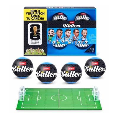 ZURU FIFA World Cup 2026 Ballers 4 Pack Mystery Capsules