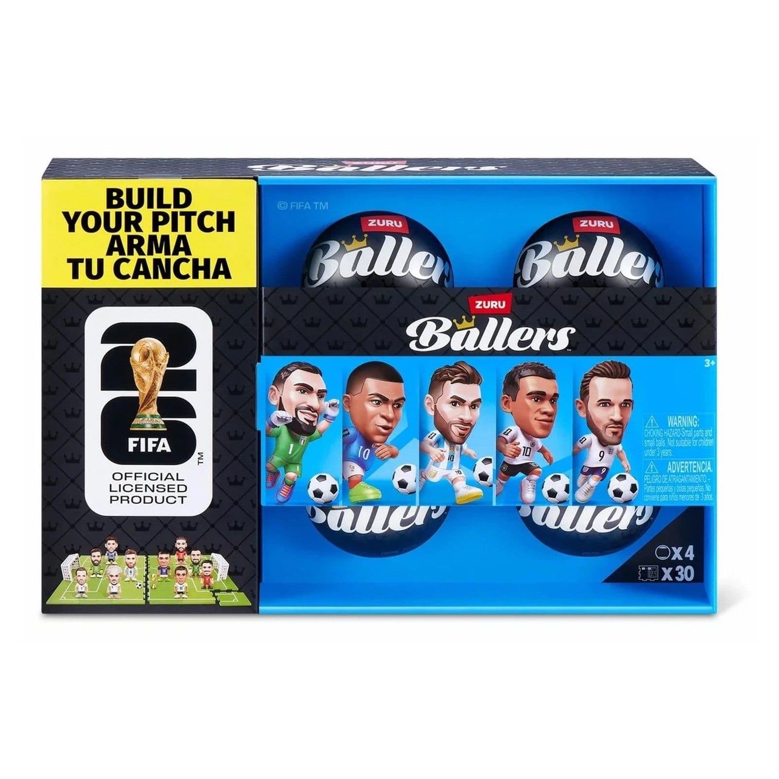 ZURU FIFA World Cup 2026 Ballers 4 Pack Mystery Capsules
