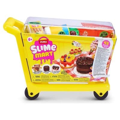 Zuru Slime Mart Trolley with 5 Exclusive Recipes 43 Pieces|DIY Foodie Slime Kit