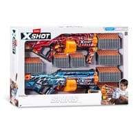 Zuru X Shot Skins Last Stand Dart Blaster 2 Pack with 300 Foam Darts