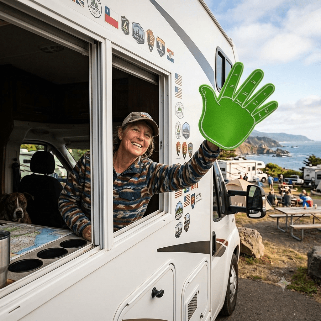 Waving Hand For Motorhomes: A Fun Way To Say Hello On The Road