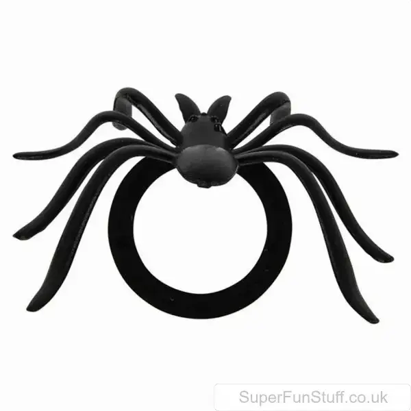 10 x Novelty Scary Spider Rings | Low Cost Joke Toys
