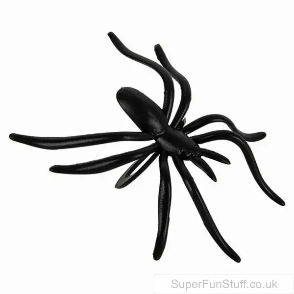 10 x Novelty Scary Spider Rings | Low Cost Joke Toys