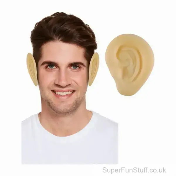 Big Ears Funny Fancy Dress Accessory - 12cm x 9cm | Joke Ears Dress Up UK
