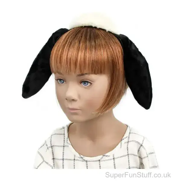Black Sheep Headband with Floppy Ears | Farm Party Dress Up