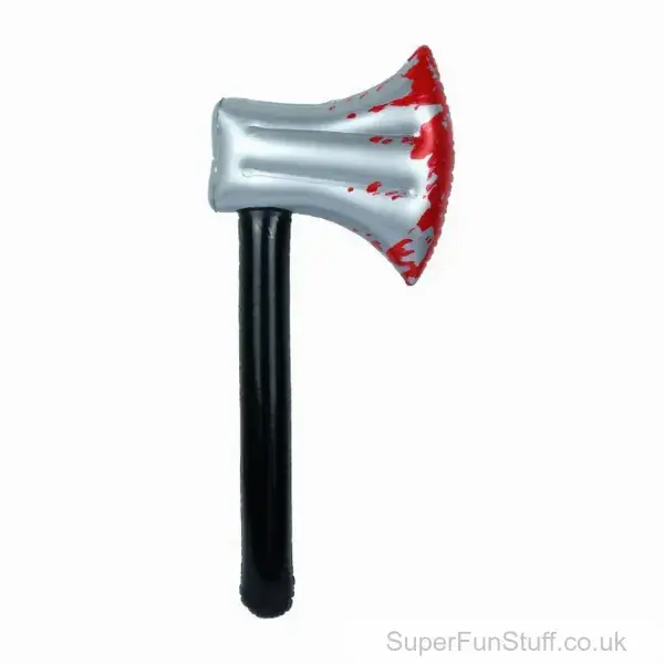 Bloody Axe Inflatable - 40cm | Halloween Party Inflatable Toy | Fancy Dress Accessory