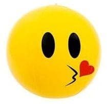 Emoji Beach Ball | Blow Kiss Face | Emoticon Inflatable