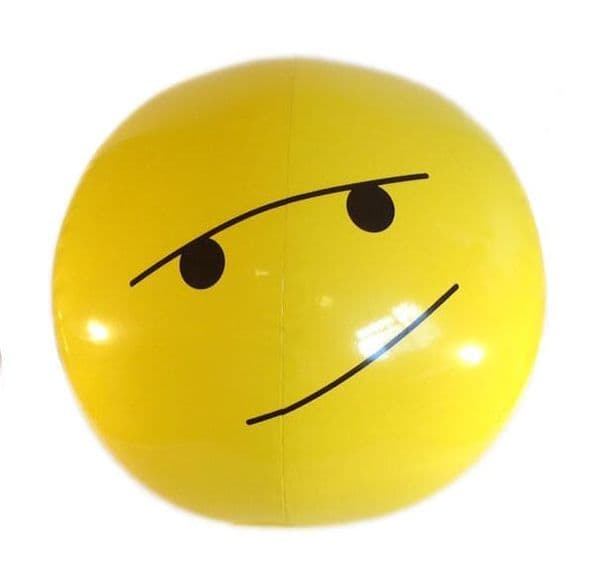 Emoji Beach Ball | Bored Unamused Face | Emoticon Inflatable