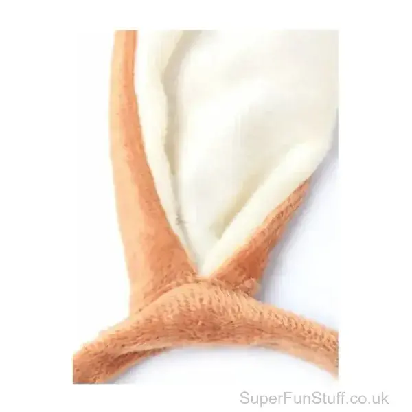 Brown Bunny Ears Headband - Animal Fancy Dress UK