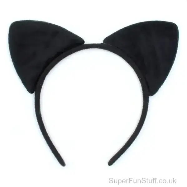 Cat Ears Headband - Fun Costume Accessory for Kids and Adults | Animal Fancy Dress UK