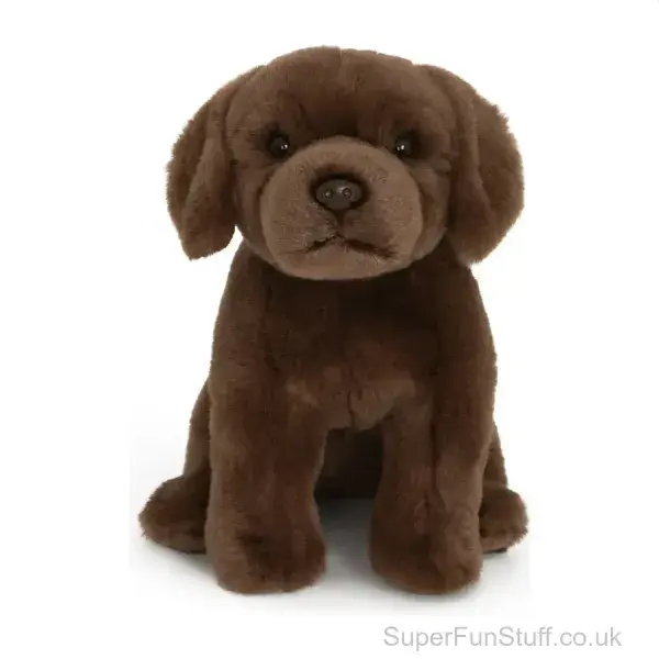 Chocolate Labrador Teddy Soft Toy - 31cm