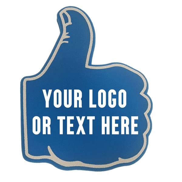 Custom Printed Thumbs Up Foam Hand - 4 Colours Available | Personalised Logo Printing