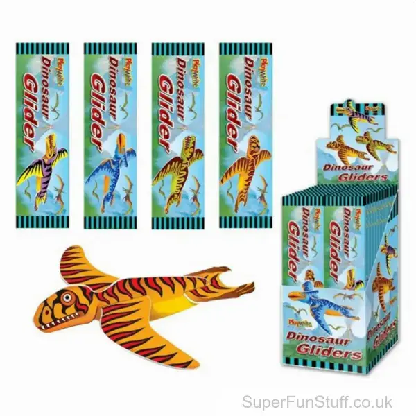 Dinosaur Foam Glider Plane - Assemble Your Own - 20cm | Party Bag Fillers
