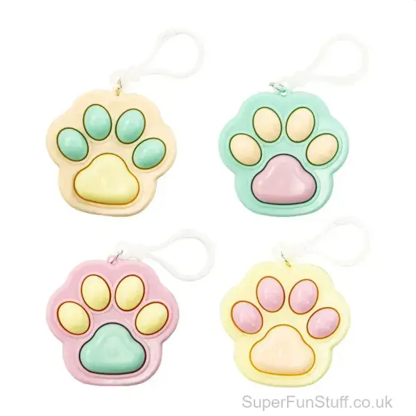 Dog's Paw Click Fidget Toy For Kids - 6.2cm