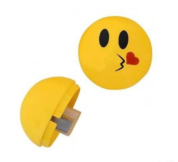 Emoji Pencil Sharpener, Blow Kiss Smiley | Kids Gift