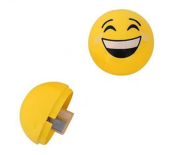 Emoji Pencil Sharpener, Cry Laughing Smiley | Kids Gift