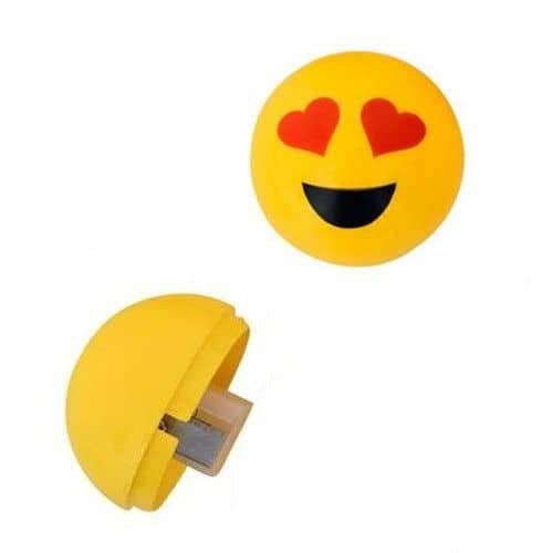 Emoji Pencil Sharpener - Love Heart Eyes Smiley | Kid's Stationery Gifts UK