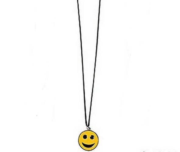 Emoji Smiley Face Charm Necklace | Kids Fancy Dress