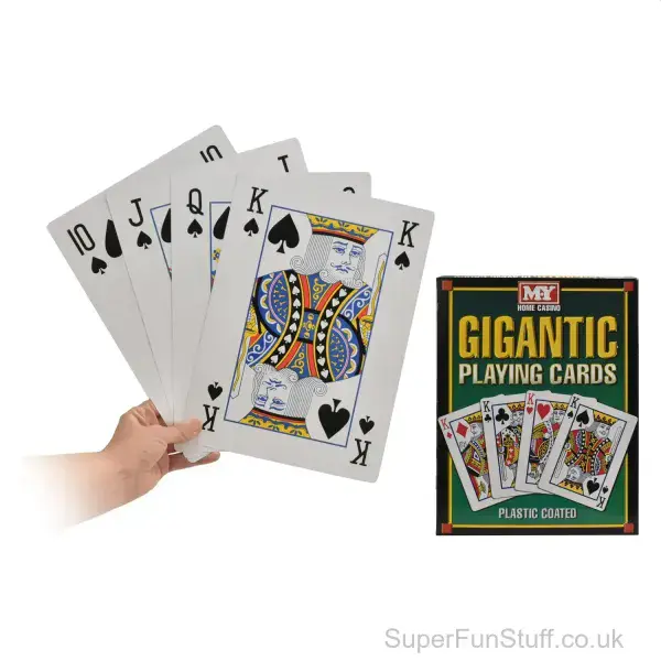 Extra Large Playing Cards - 28cm x  20.5cm