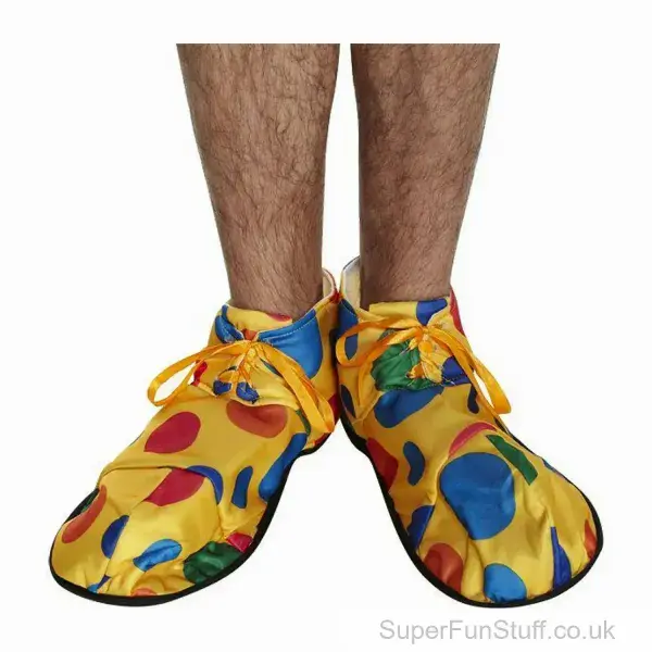 Fancy Dress Giant Clown Shoes - Adult - 1 Pair | Circus Carnival Party Dress Up