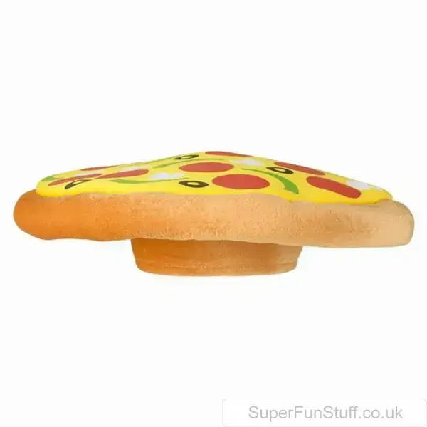 Fancy Dress Pizza Hat - 38cm Diameter | Perfect for Wacky Hat Parties | Soft Plush Material